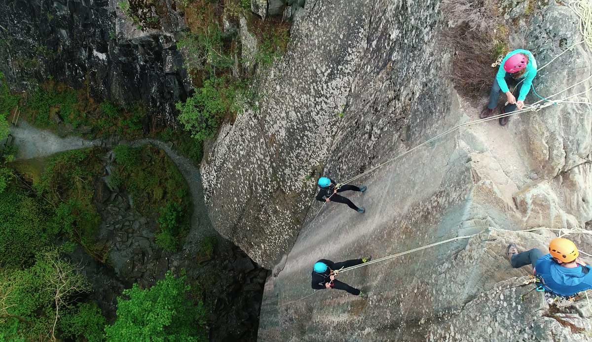 Rock climbing & Abseiling - Lake District